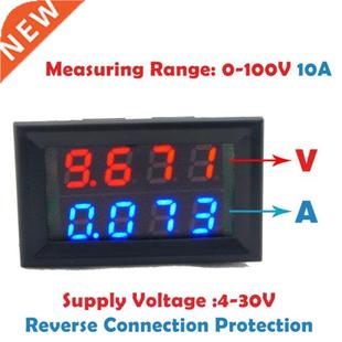 100V Vol Digital Ammeter Voltmeter 10A Bit inch 0.28