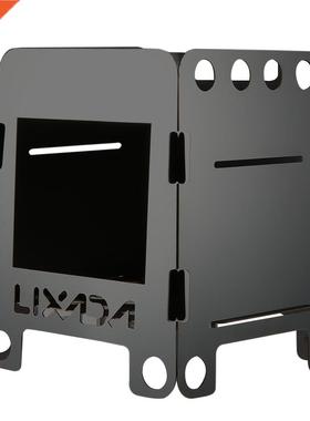 Lixada Folding Wood Stove Alcohol Stove Portable Outdoor Pi