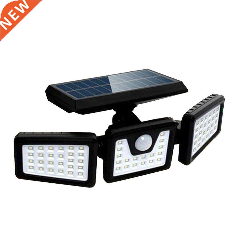 70 LED Solar Lights Outdoor 3 Head Motion Sensor For Yard Ga