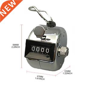 2022 New Hand Tally Counter Stainless Steel 4 Digit Mechanic