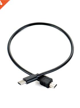 1Pcs 30cm USB Type C 3.1 Male To Mini USB 5 Pin B Male Plug