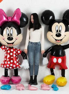 112cm Giant Mickey Minnie Mouse Balloon Cartoon Foil Birthda