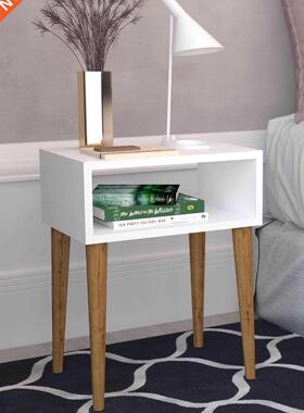 Furniture Retro Bedside Nightstand, Simple modern bedside ta