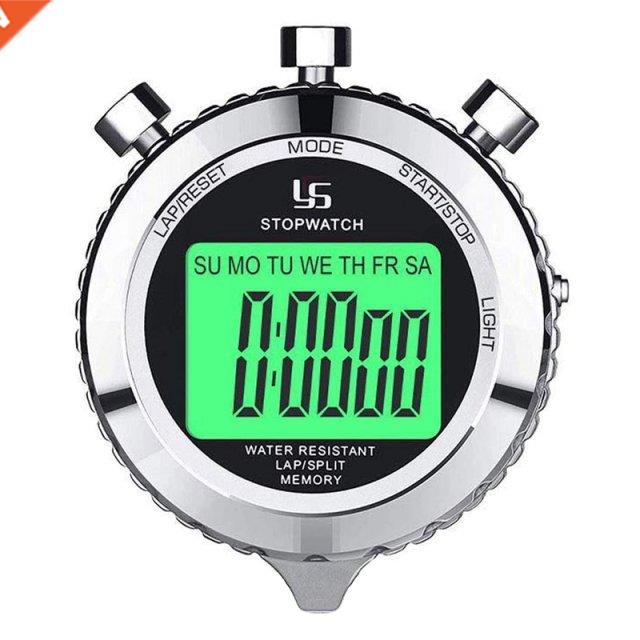 YS Digital Swatch Timer Metal S Watch with Backlight,