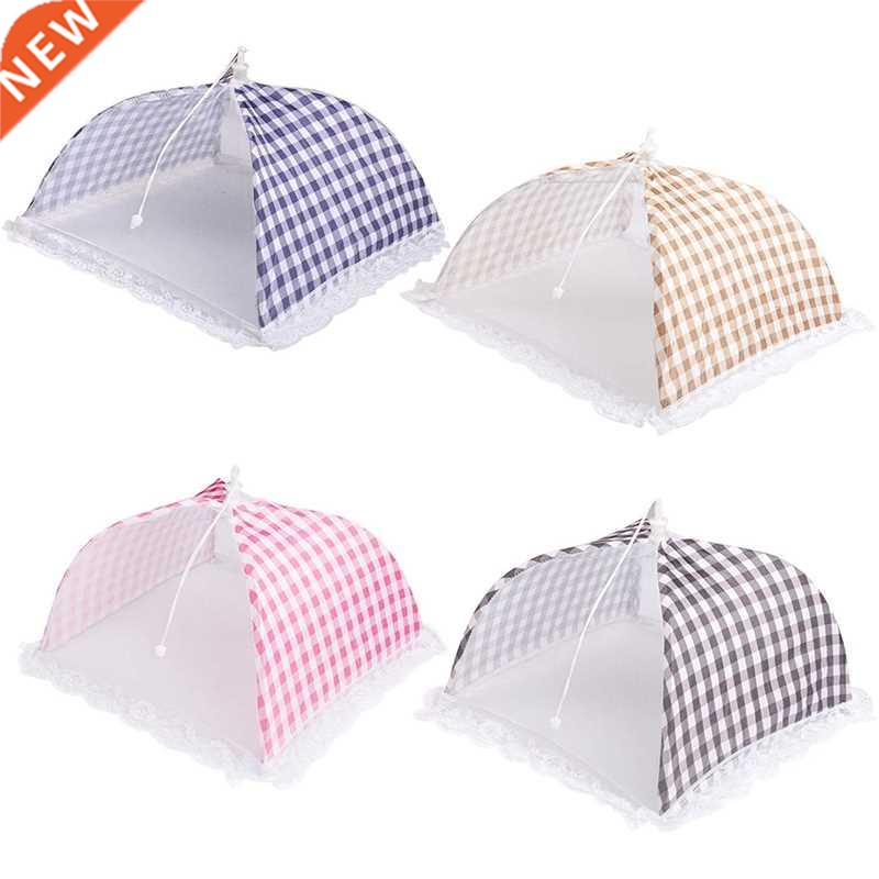 -Up Mesh Screen Food Cover Tent Umbrella, Reusable and Colla