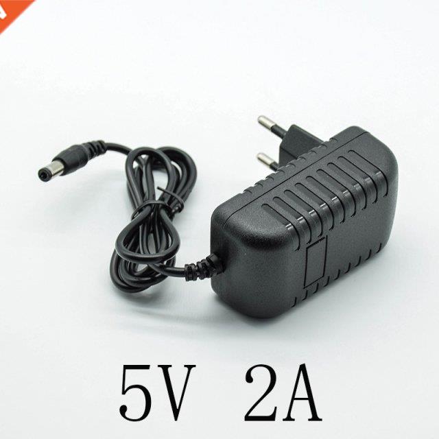New 100-240V AC Converter Adapter DC 5V 2A/2000mA Power Supp