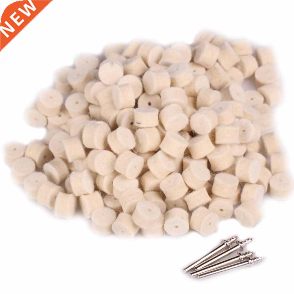 50Pcs 1MM Wool Felt Buffing Wheel Grinding Polishing Pad+2