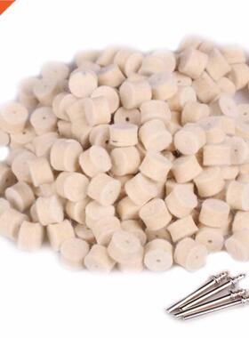 50Pcs 1MM Wool Felt Buffing Wheel Grinding Polishing Pad+2
