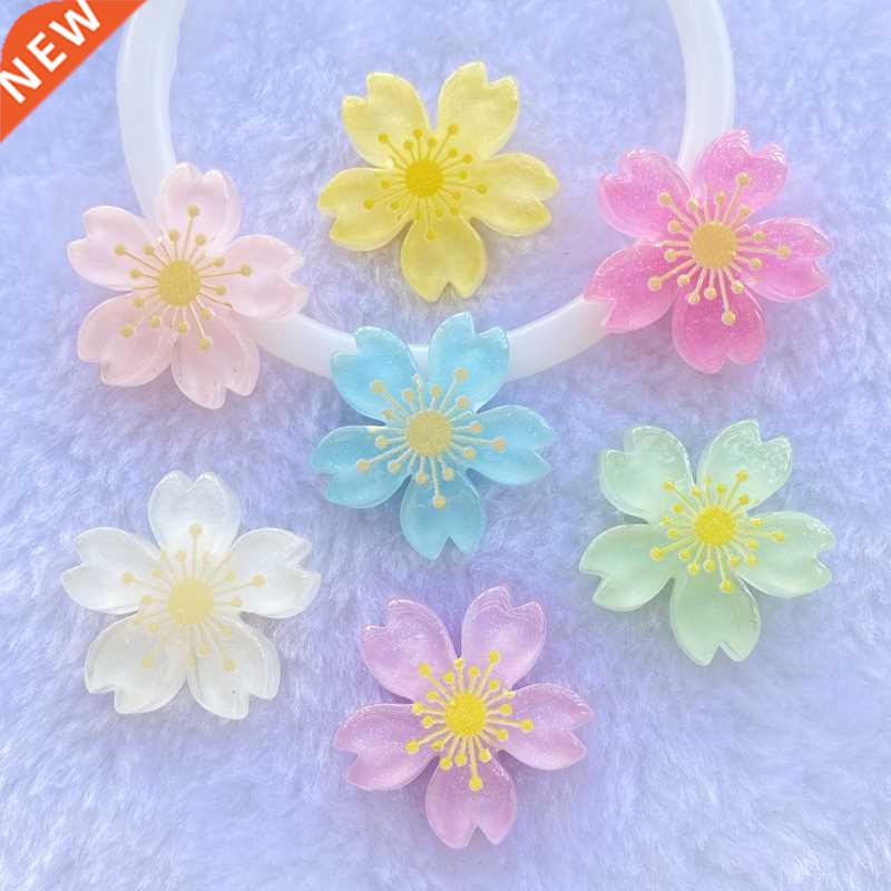 10pcs New Cute resin Mini Mixed flowers flat back Cabochon S