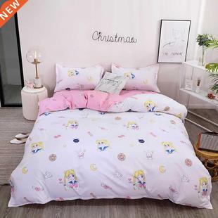 Sailor Moon Comforter Bedding Set For Girls Simple Duvet Cov