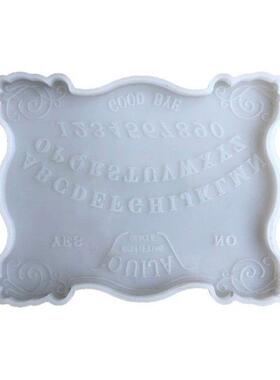 Mirror Game Mat Resin Mold  Tray Serving Plate Ornaments