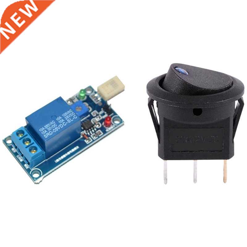 12V LED Inverter Rocking Rocker Switch ROUND SPST ON-OFF &am