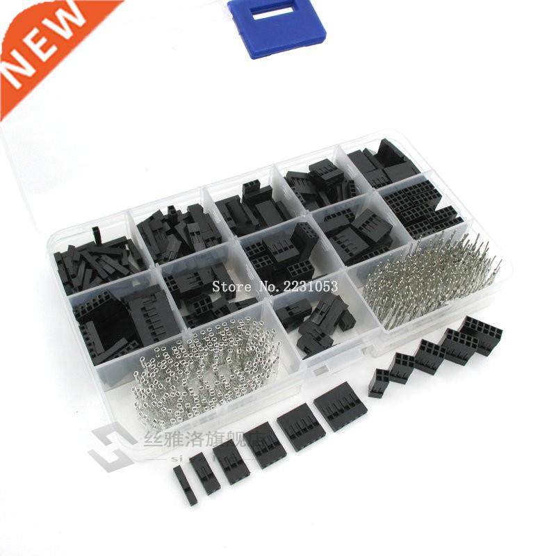 620pcs Dupont Connector 2.54mm, Dupont Cable Jumper Wire Pin