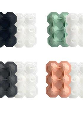 3D Ice Cubes Maker Mold Food-Grade Silicone  Makes Delica