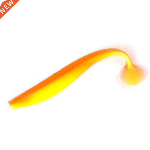 Cebo de pesca de silicona, 4-5 piezas, 9/12/16cm, gusano sua