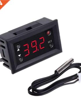 W1218 Thermostat DC12V Controller For Incubator w/ Probe Red
