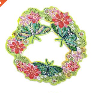 Diamond Painting Wreath Kit Butterfly Digital Wreath 5D Diam