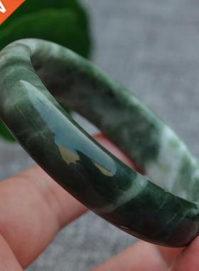 Drop shipping Natural Emerald bangle Green Myanmar Jade Bra