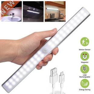 Sensor Light LED USB Lights Motion Night Bedroo Rechargeable