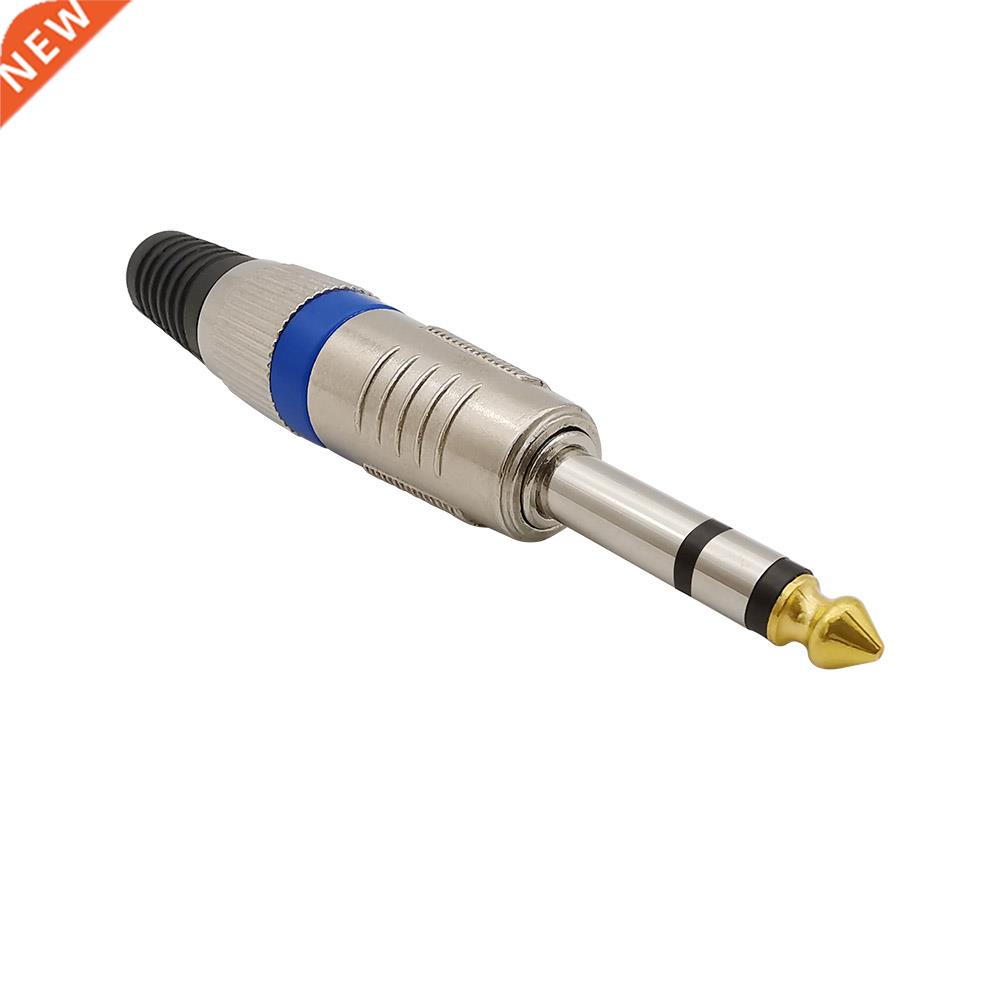 2/1PCS 6.35mm 3 Pole Stereo Audio Connectors 6.5 Amplifier M