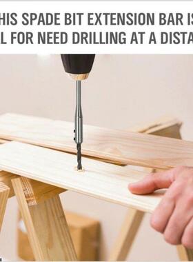 150mm 300mm Drill Bit Extention Bar Hex Shank Wrench HCS Con