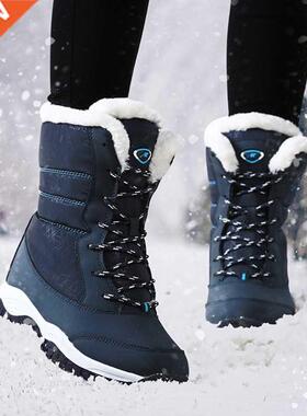 Women Boots Waterproof Winter Shoes Women Snow Boots Platfor