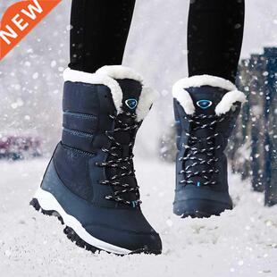 Women Boots Waterproof Winter Shoes Women Snow Boots Platfor