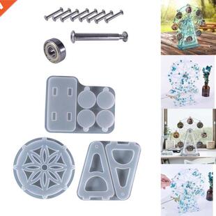 Silicone Wheel Mold with Accesso Creative Installation Resin