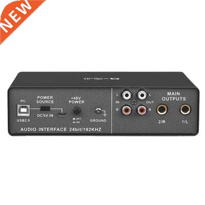 Sound Card Professional Hi-Z Preamplification Converters wit
