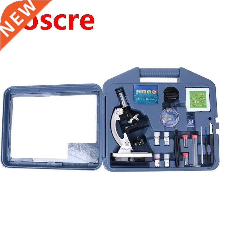 Children Microscope Set 1200X Zoom Monocular Biological Micr