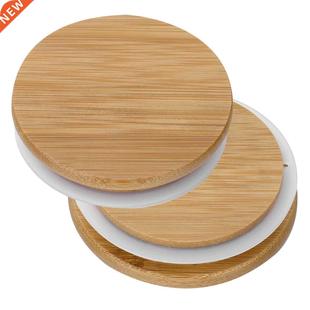 Storage Canning Covers Mason Cup Jar Drinking Bamboo Lids