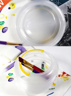 Ptable Foldable Painting Brushes Holder Cleaning Case Washin