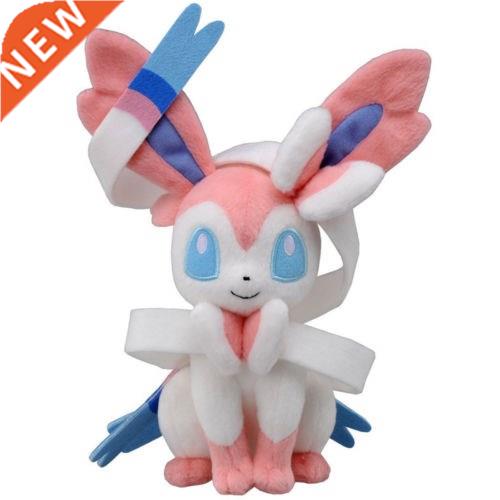 1 Piece Eevee Sitting Sylveon Plush Doll Toys Stuffed Anima