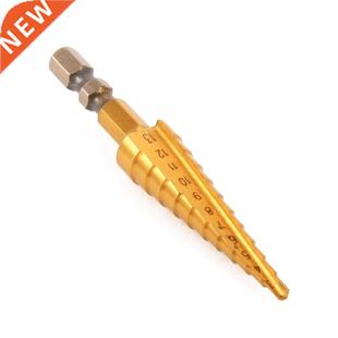 Step Bit Hex Speed Titanium HSS inch Shank Drill Coated