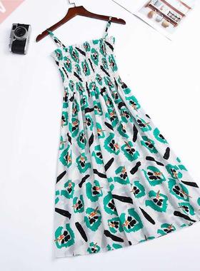 12 Color Summer Women Floral Dress 2021 Femail Sleeveless Sl