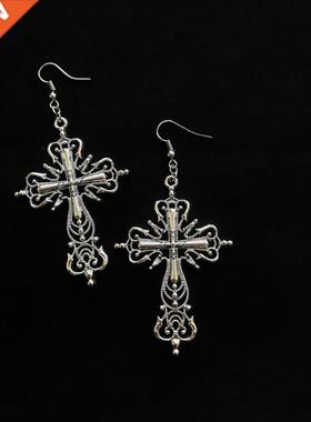 2022 ins Hot Vintage 90s Butterfly Alloy Silver Color Drop E