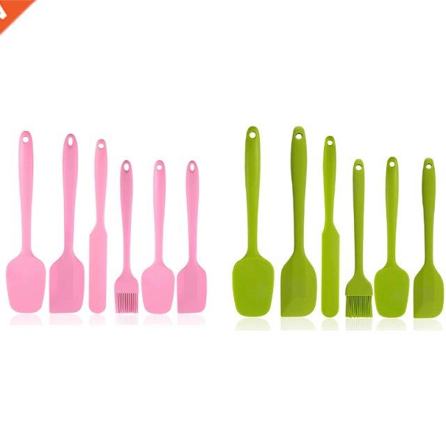 Silicone Spatulas for Nonstick Cookware, One-Piece Seamless