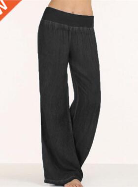 S-5XL women plus size jeans 2019 casual lady loose pants女裤