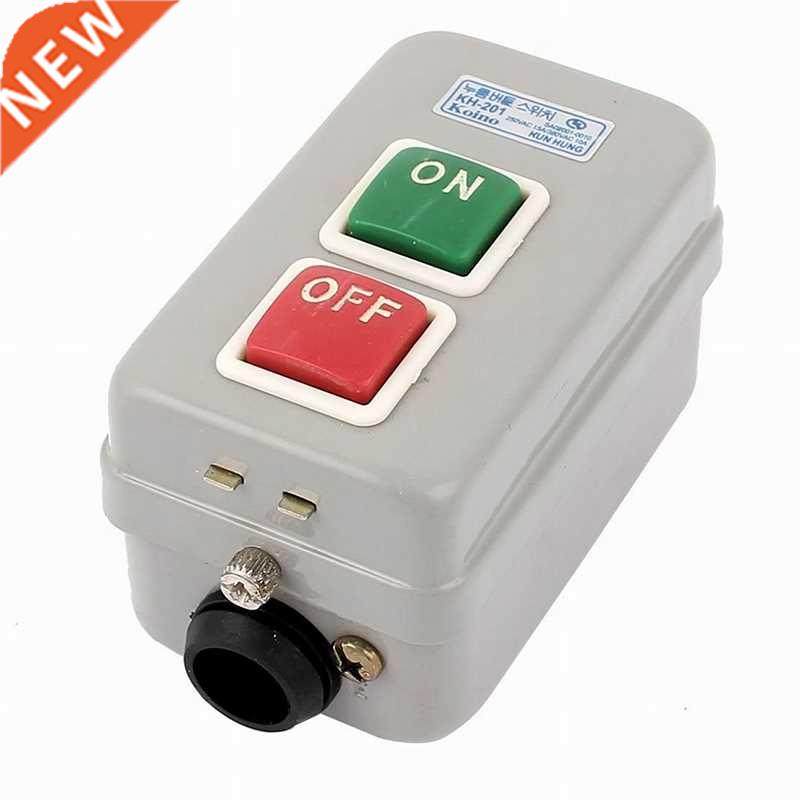 AC 80V 10A ON OFF Latching Machine Drill Press Switch Butto