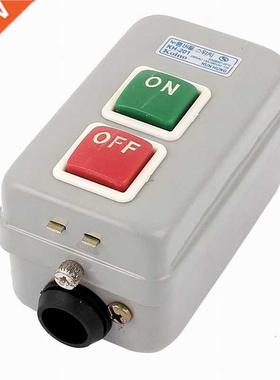 AC 80V 10A ON OFF Latching Machine Drill Press Switch Butto