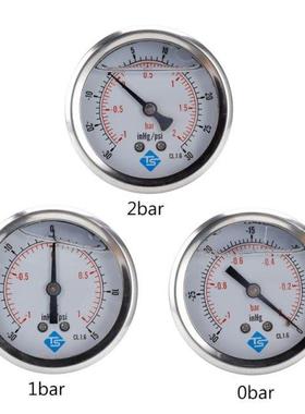 1/4 BSP Back Compound Pressure Vacuum Gauge Glycerine Filled