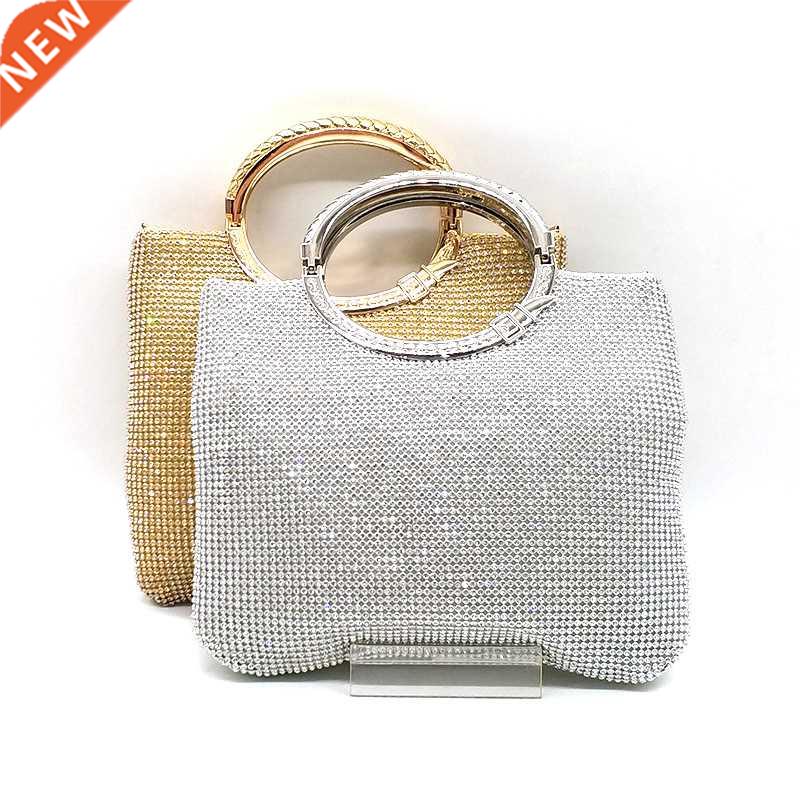 Crystal diamond elegant clutch women bridal wedding wallet p