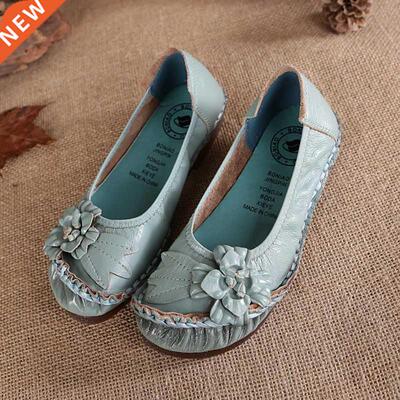 Women Genuine Leather Shoes Female Brand High Quality Comfor