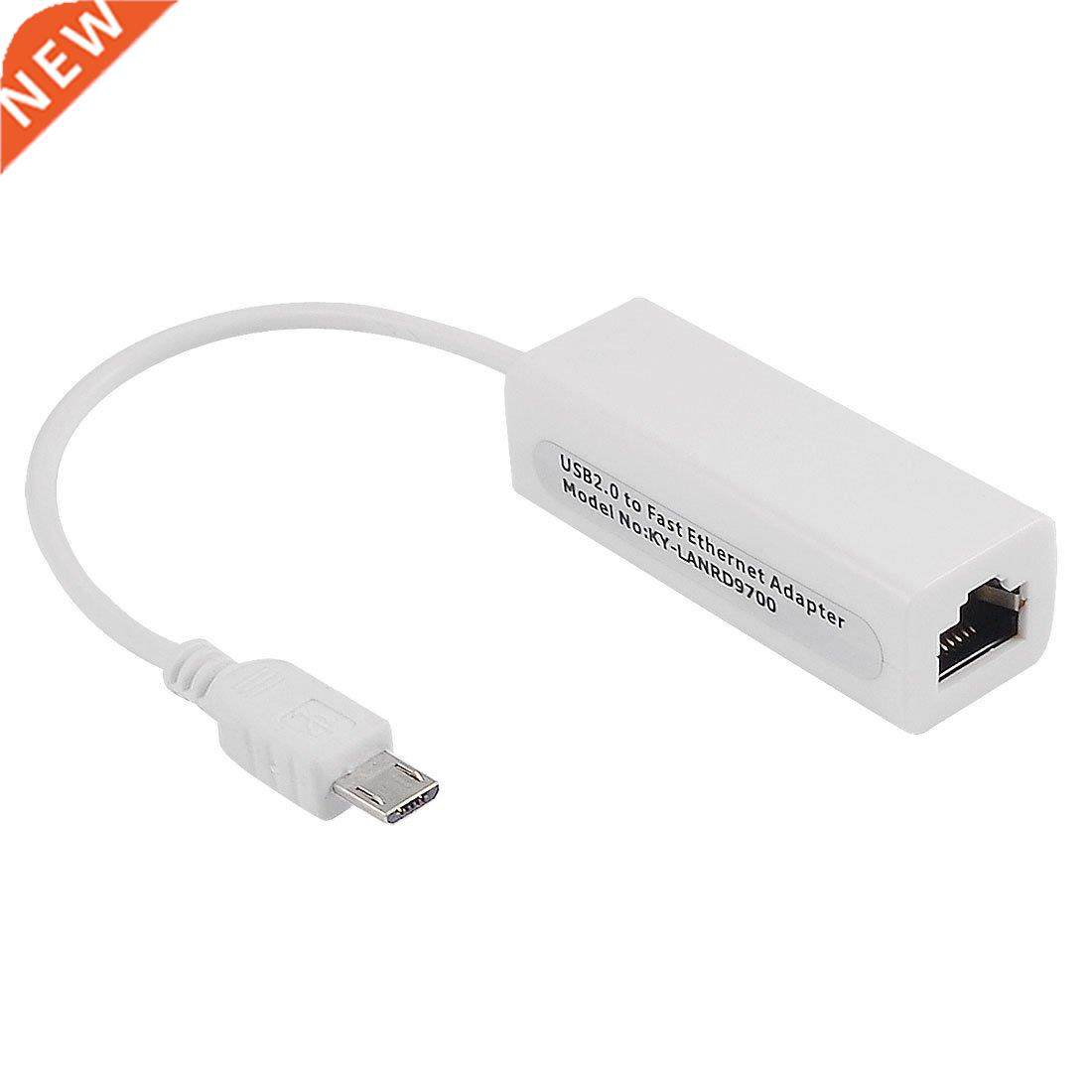 SODIAL(R) Micro USB 5 Pin 10/100 Mbps RJ45 LAN Ethernet Adap