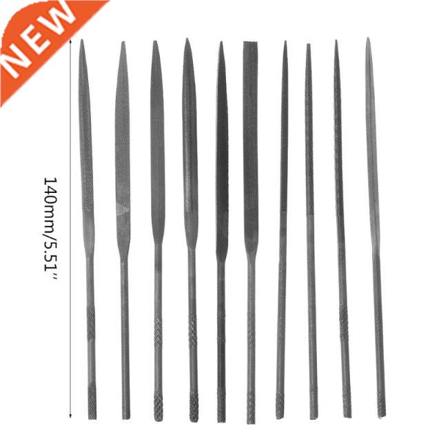 10PCS Small Needle Files Set 140mm Metal Glass Stone Jewelry