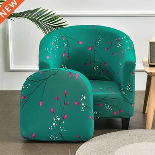 Chair ver Armchair Floral Sof Style Club Split Green Elastic
