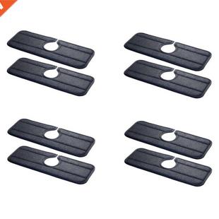 8PCS Faucet Absorbent Pad Sink Splash Cover Microfiber Fauce