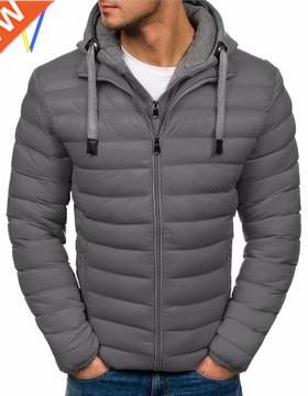 for winter coat Jackets men Down-Jacket warm man coats gray