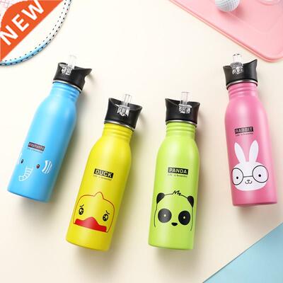 500ML Cartoon Children Outdoor Portable Water Bottle Stainle