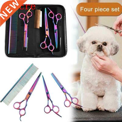 Spot Professional Dog Pet Groom Scissors Kit Cutting Thinnin